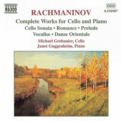 CD диск Rachmaninoff / Grebanier / Guggenheim: Sonata in G minor for Cello & Piano Op 19
CD диск Rachmaninoff / Grebanier / Guggenheim: Sonata in G minor for Cello & Piano Op 19