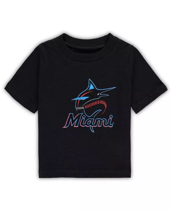 Черная футболка с основным логотипом команды Miami Marlins Team Crew для мальчиков и девочек для младенцев Outerstuff, черный
Черная футболка с основным логотипом команды Miami Marlins Team Crew для мальчиков и девочек для младенцев Outerstuff, черный