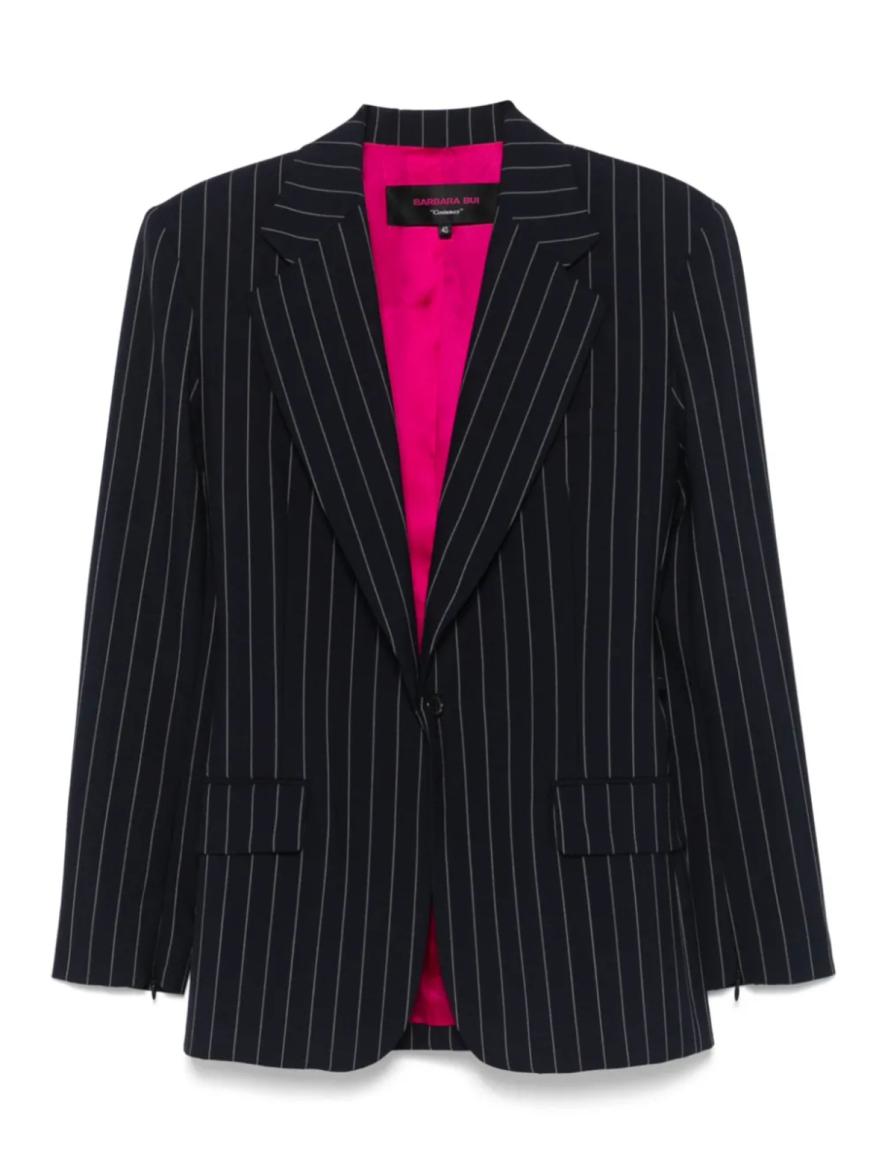 Пиджак в тонкую полоску от Barbara Bui, синий 
Пиджак в тонкую полоску от Barbara Bui, синий