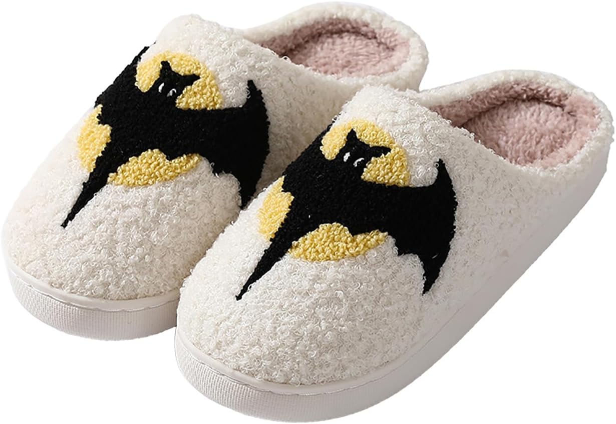 Тапочки QBTZJ «Хэллоуинский призрак» для женщин и мужчин, смешной череп, пушистые тапочки, мягкие, теплые, легкие, для дома и улицы, Bat
Тапочки QBTZJ «Хэллоуинский призрак» для женщин и мужчин, смешной череп, пушистые тапочки, мягкие, теплые, легкие, для дома и улицы, Bat