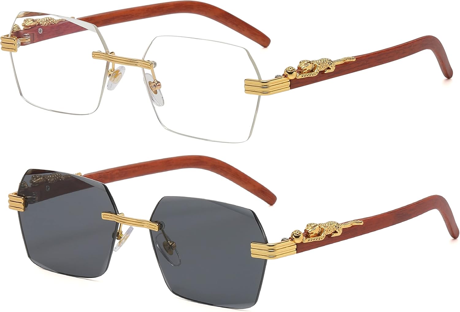 Безупречные очки. Ретро-солнцезащитные очки без оправы. Роскошные винтажные металлические прямоугольные солнцезащитные очки с тонированными цветными линзами FLAWLESS EYEWEAR, Black-clear
Безупречные очки. Ретро-солнцезащитные очки без оправы. Роскошные винтажные металлические прямоугольные солнцезащитные очки с тонированными цветными линзами FLAWLESS EYEWEAR, Black-clear