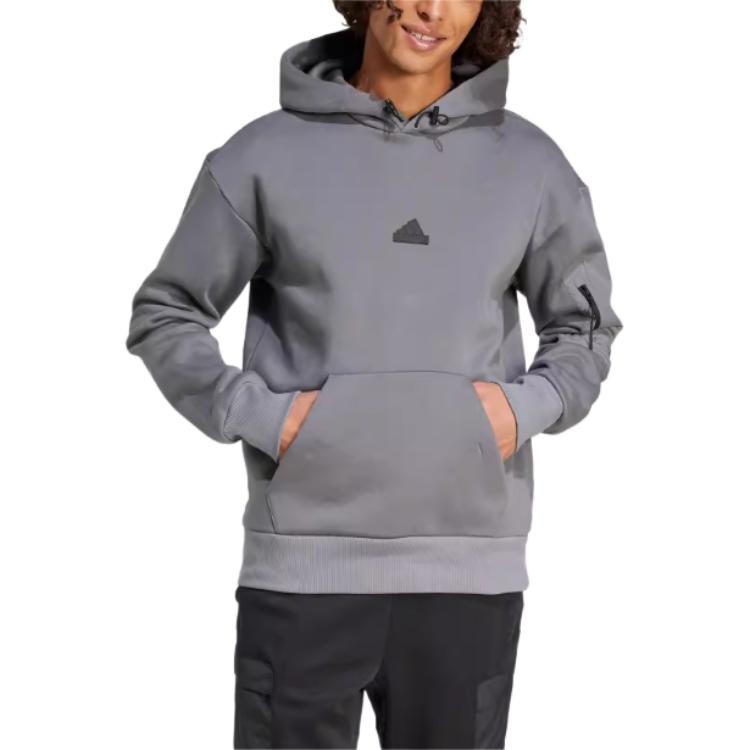 Толстовка мужская серая Adidas, серый
Толстовка мужская серая Adidas, серый