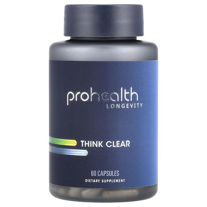 ProHealth Longevity, Think Clear, 60 капсул
ProHealth Longevity, Think Clear, 60 капсул