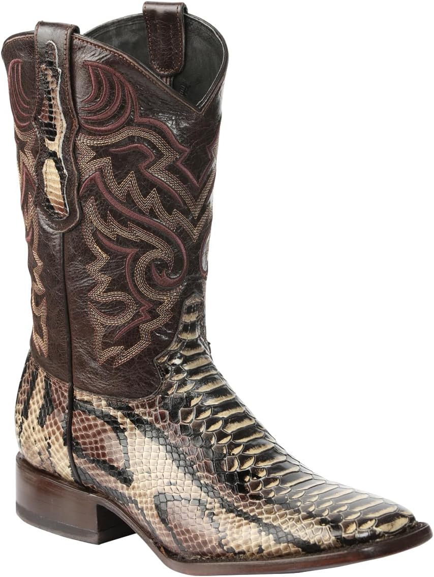 Мужские ковбойские сапоги El General для родео с квадратным носком из кожи с принтом питона Generic, коричневый
Мужские ковбойские сапоги El General для родео с квадратным носком из кожи с принтом питона Generic, коричневый