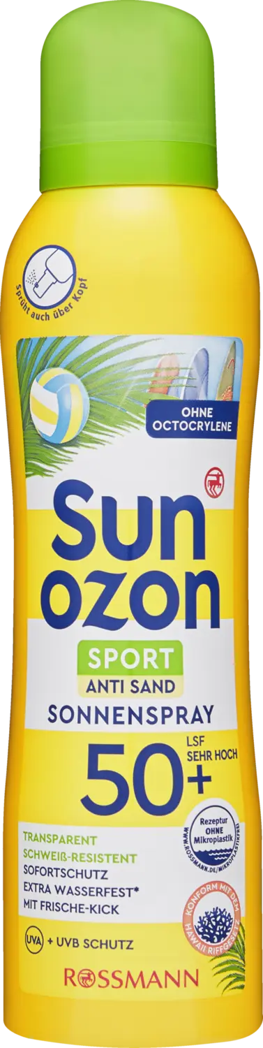 Солнцезащитный крем sunozon Sport Sonnenspray LSF 50+
Солнцезащитный крем sunozon Sport Sonnenspray LSF 50+