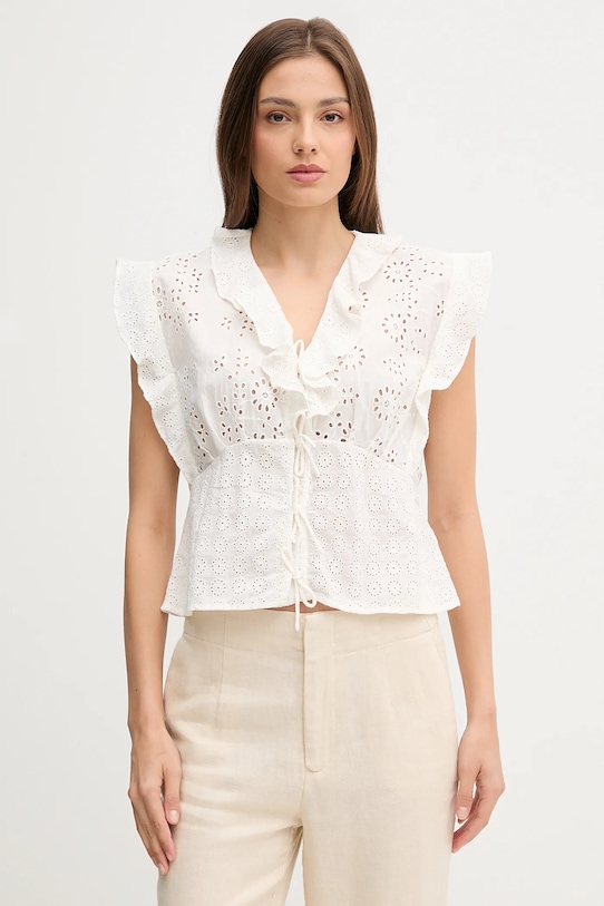 Хлопковая блузка Pedro Del Hierro, белый
Хлопковая блузка Pedro Del Hierro, белый