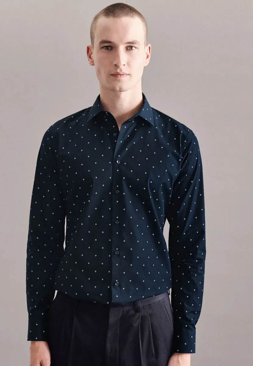 Деловая рубашка seidensticker "X-Slim", X-Slim с длинными рукавами и принтом на воротнике Kent, синий
Деловая рубашка seidensticker "X-Slim", X-Slim с длинными рукавами и принтом на воротнике Kent, синий