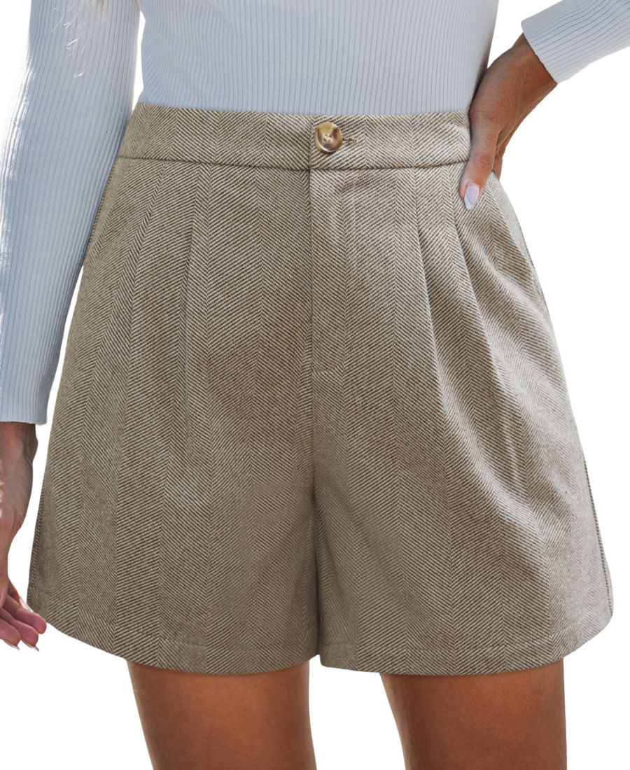 Женские шорты с высокой талией, плиссировкой и карманами Cupshe, Brown
Женские шорты с высокой талией, плиссировкой и карманами Cupshe, Brown