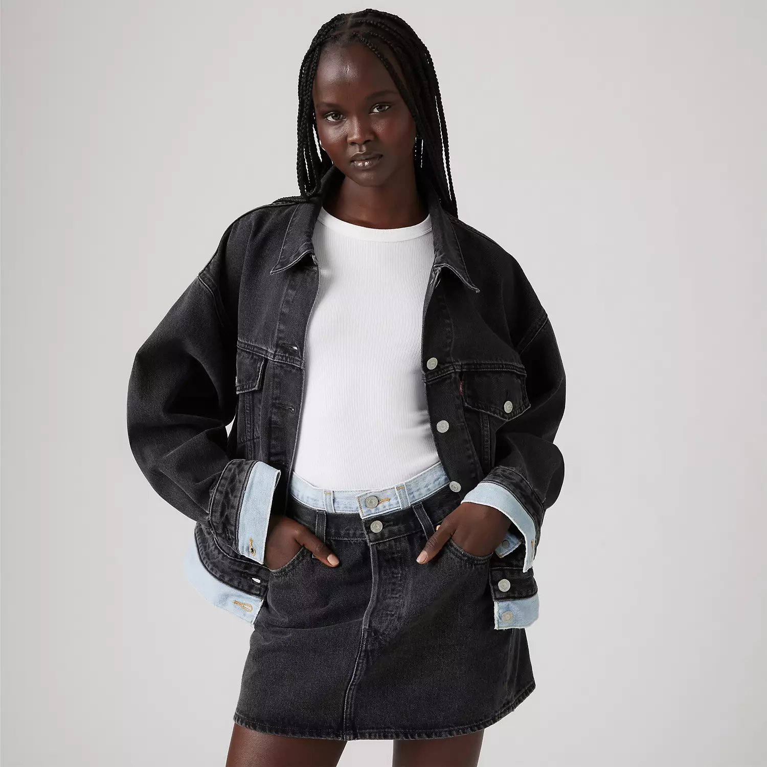 Куртка 90-х Levi's, цвет Layer Cake Trucker - Black
Куртка 90-х Levi's, цвет Layer Cake Trucker - Black