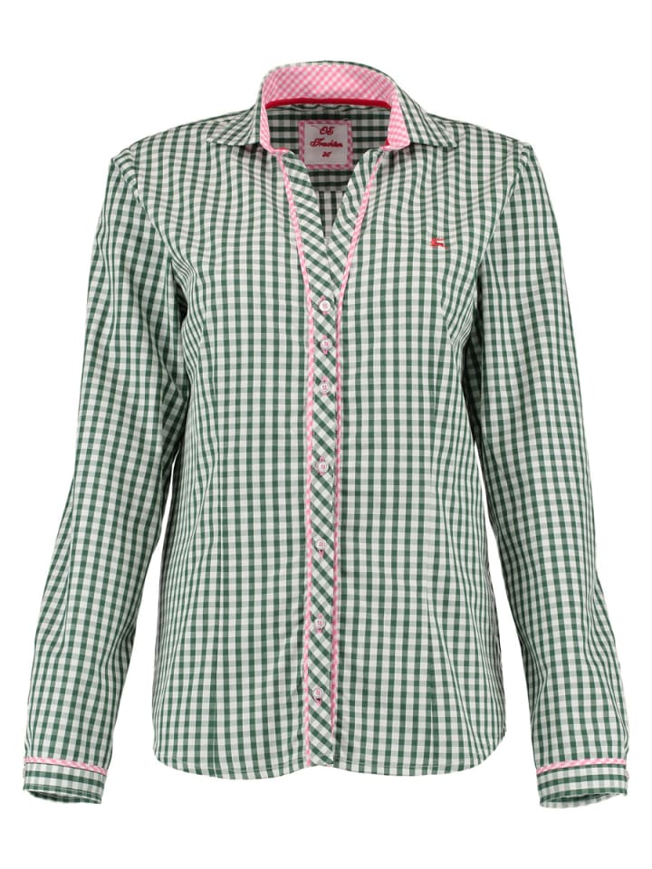 Традиционная блузка Brajus темно-зеленого цвета OS-Trachten
Традиционная блузка Brajus темно-зеленого цвета OS-Trachten