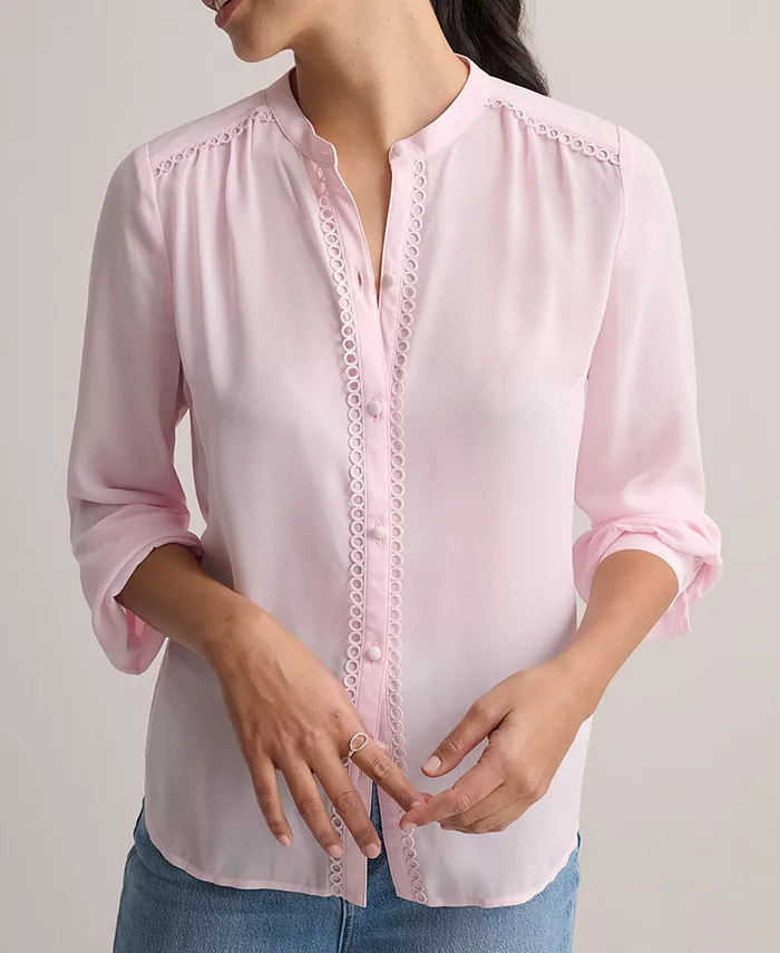 Женская однотонная рубашка Tabitha UNTUCKit, розовый
Женская однотонная рубашка Tabitha UNTUCKit, розовый