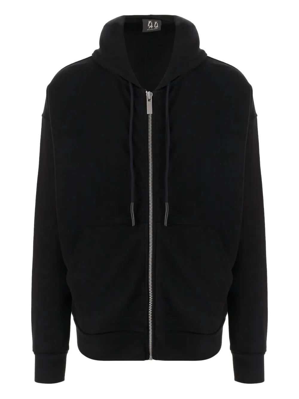 Хлопковая толстовка на молнии 44 Label Group, черный
Хлопковая толстовка на молнии 44 Label Group, черный