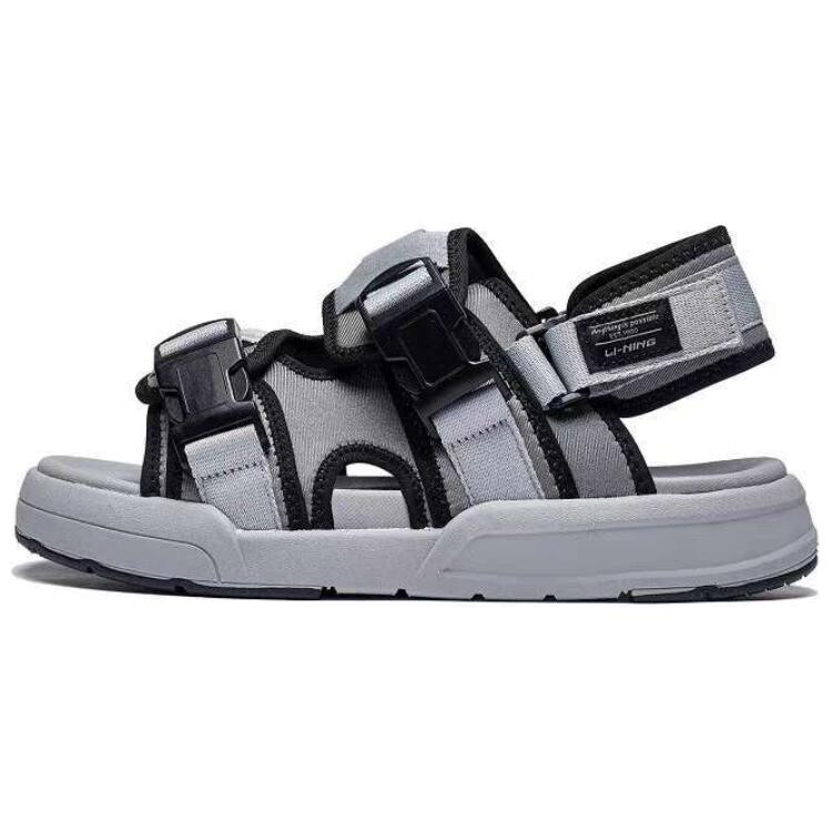 Пляжные сандалии мужские серые Lining 
Пляжные сандалии мужские серые Lining