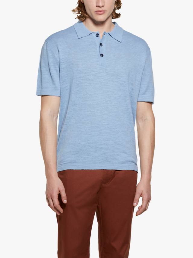 Короткий рукав поло из смеси хлопка и льна SISLEY, Mid Blue
Короткий рукав поло из смеси хлопка и льна SISLEY, Mid Blue