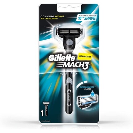 Бритва с новым лезвием Mach3, Gillette
Бритва с новым лезвием Mach3, Gillette