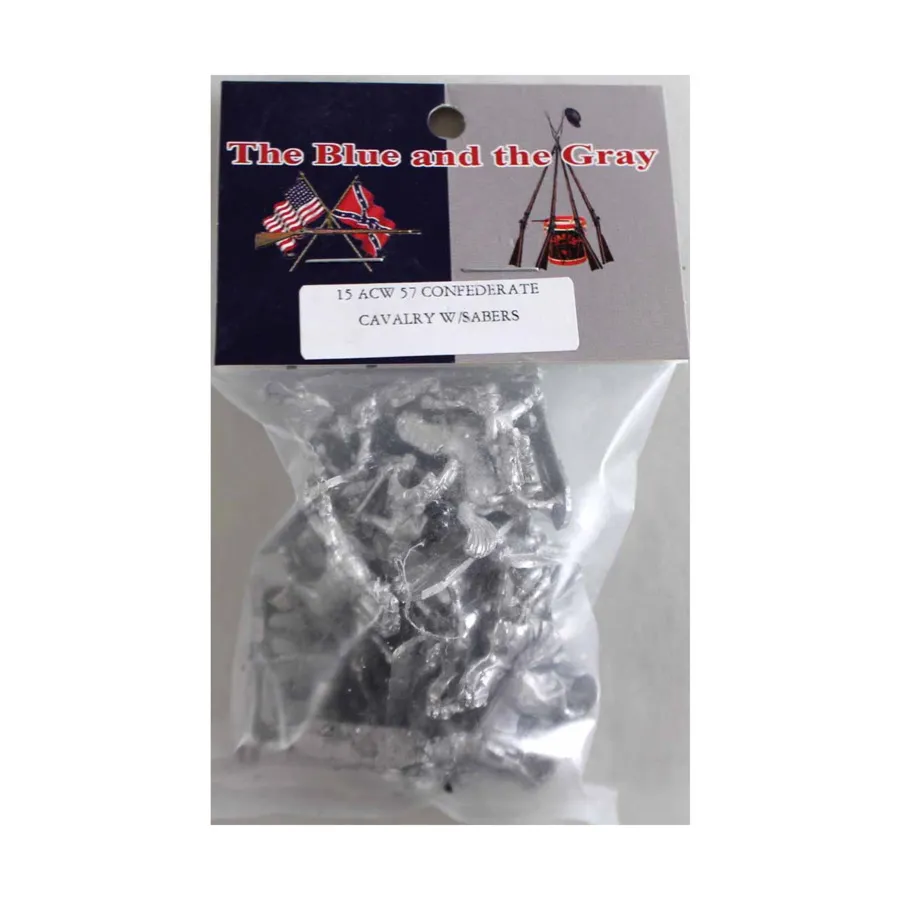 Кавалерия с саблями, Blue and the Gray Miniatures - Confederate (15mm)
Кавалерия с саблями, Blue and the Gray Miniatures - Confederate (15mm)