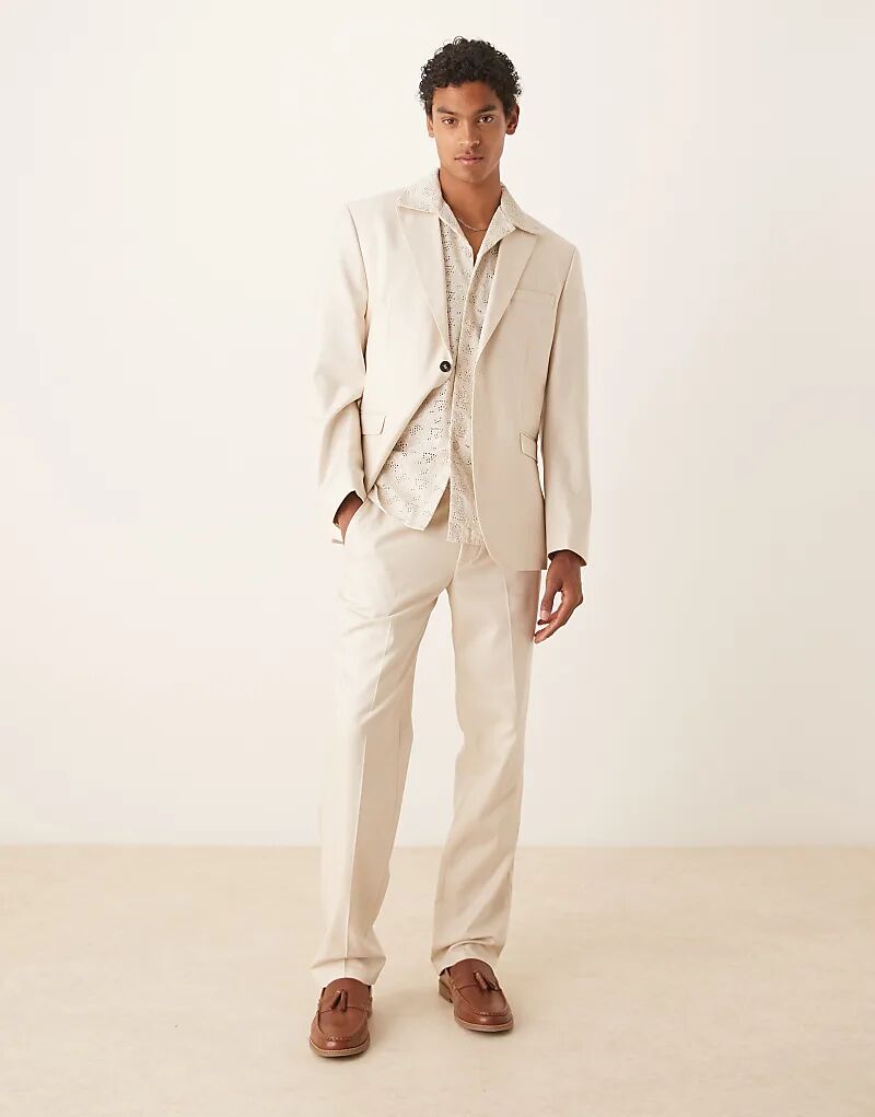 Selected брюки Ascot стандартного кроя кремового цвета
Selected брюки Ascot стандартного кроя кремового цвета