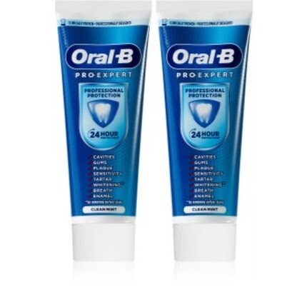 Профессиональная зубная паста Pro-Expert Protection 2x75 мл Oral-B
Профессиональная зубная паста Pro-Expert Protection 2x75 мл Oral-B