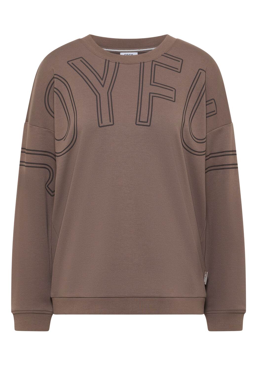 CECIL Свитшот в коричневом цвете, Коричневый, CECIL Свитшот в коричневом цвете
CECIL Свитшот в коричневом цвете, Коричневый, CECIL Свитшот в коричневом цвете