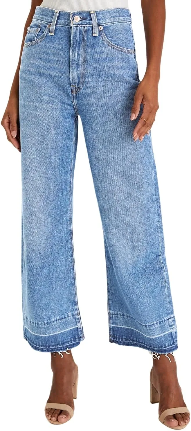 Женские джинсы черные с рваным краем прямые свободные на высокой талии Opemiby
Женские джинсы черные с рваным краем прямые свободные на высокой талии Opemiby