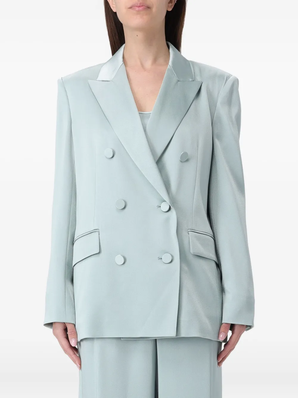 Двубортный пиджак Teiera Max Mara, синий
Двубортный пиджак Teiera Max Mara, синий