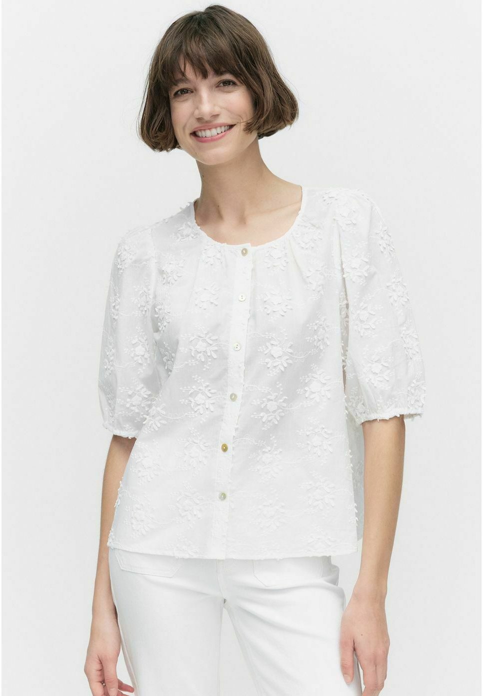 Блузка на пуговицах MINOU Dobber, белый
Блузка на пуговицах MINOU Dobber, белый