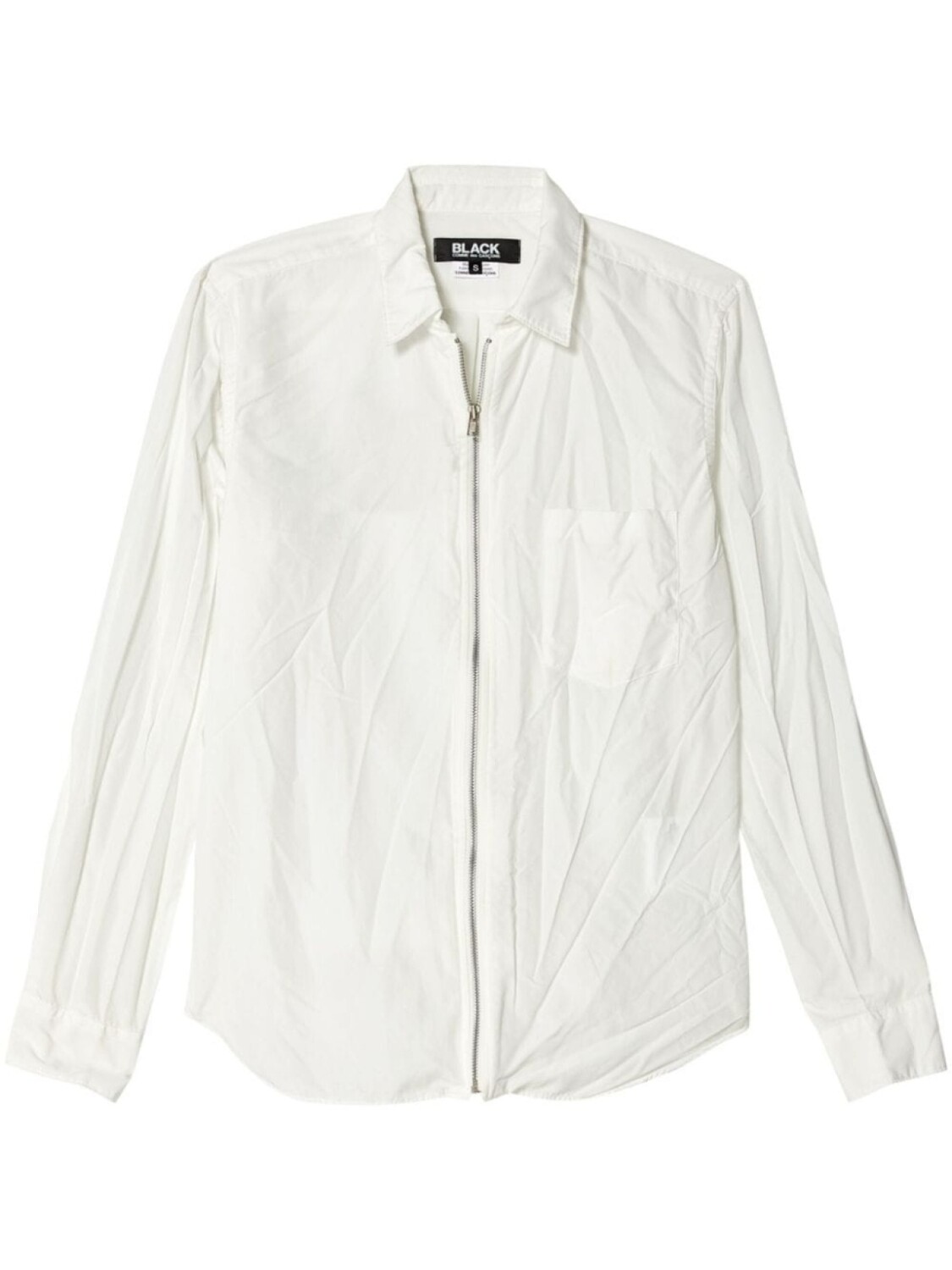 Black Comme Des Garçons рубашка с эффектом складок, белый
Black Comme Des Garçons рубашка с эффектом складок, белый