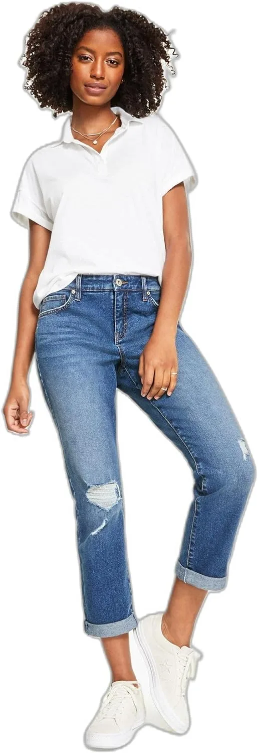 Style & Co. Petite Curvy Girlfriend Jeans
Style & Co. Petite Curvy Girlfriend Jeans