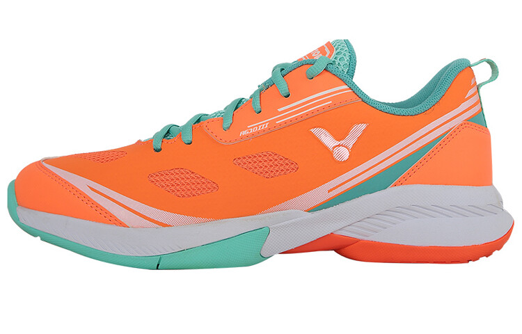 Бадминтонные туфли унисекс с низким верхом флуоресцентно-оранжевого, жемчужно-белого цвета Victor
Бадминтонные туфли унисекс с низким верхом флуоресцентно-оранжевого, жемчужно-белого цвета Victor