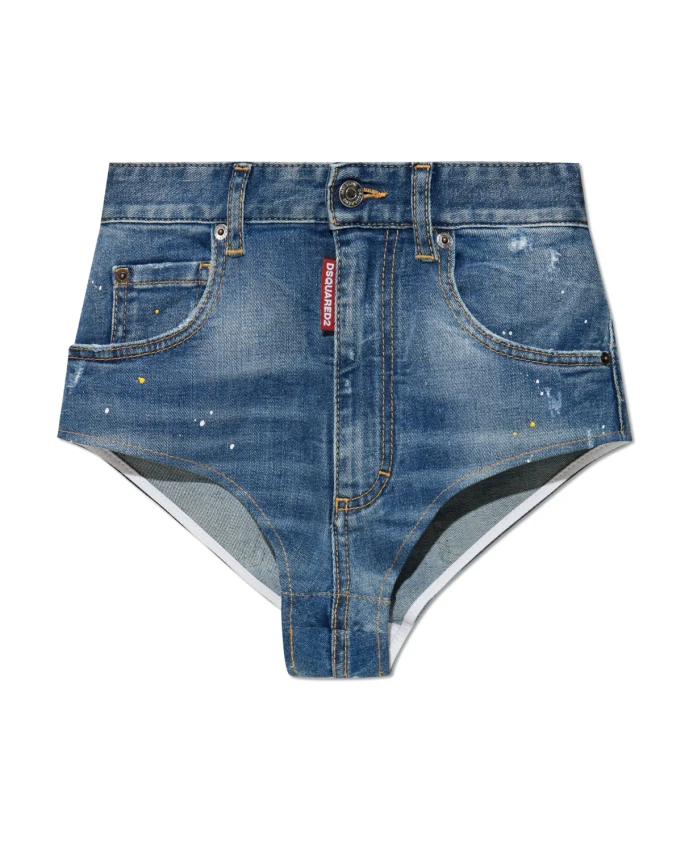 X лучшие ультракороткие шорты Dsquared2, синий
X лучшие ультракороткие шорты Dsquared2, синий