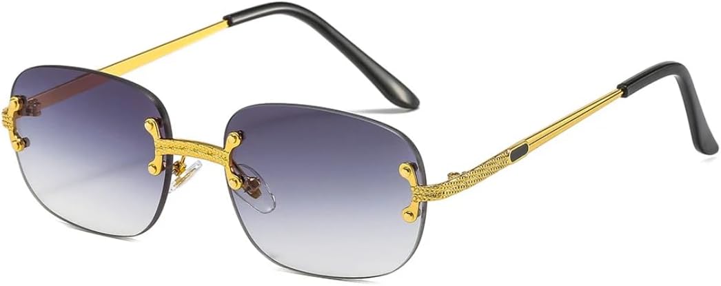 Роскошные дизайнерские солнцезащитные очки без оправы для женщин и мужчин, популярный винтажный панк, маленькие солнцезащитные очки с зеркальными линзами SZVVBKK, Gray
Роскошные дизайнерские солнцезащитные очки без оправы для женщин и мужчин, популярный винтажный панк, маленькие солнцезащитные очки с зеркальными линзами SZVVBKK, Gray