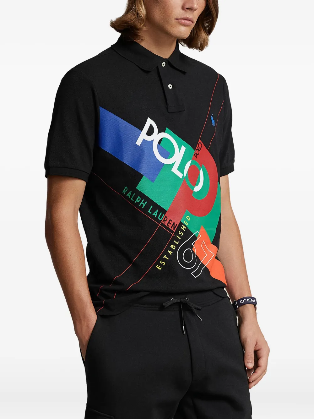 Поло с принтом логотипа POLO RALPH LAUREN, черный
Поло с принтом логотипа POLO RALPH LAUREN, черный