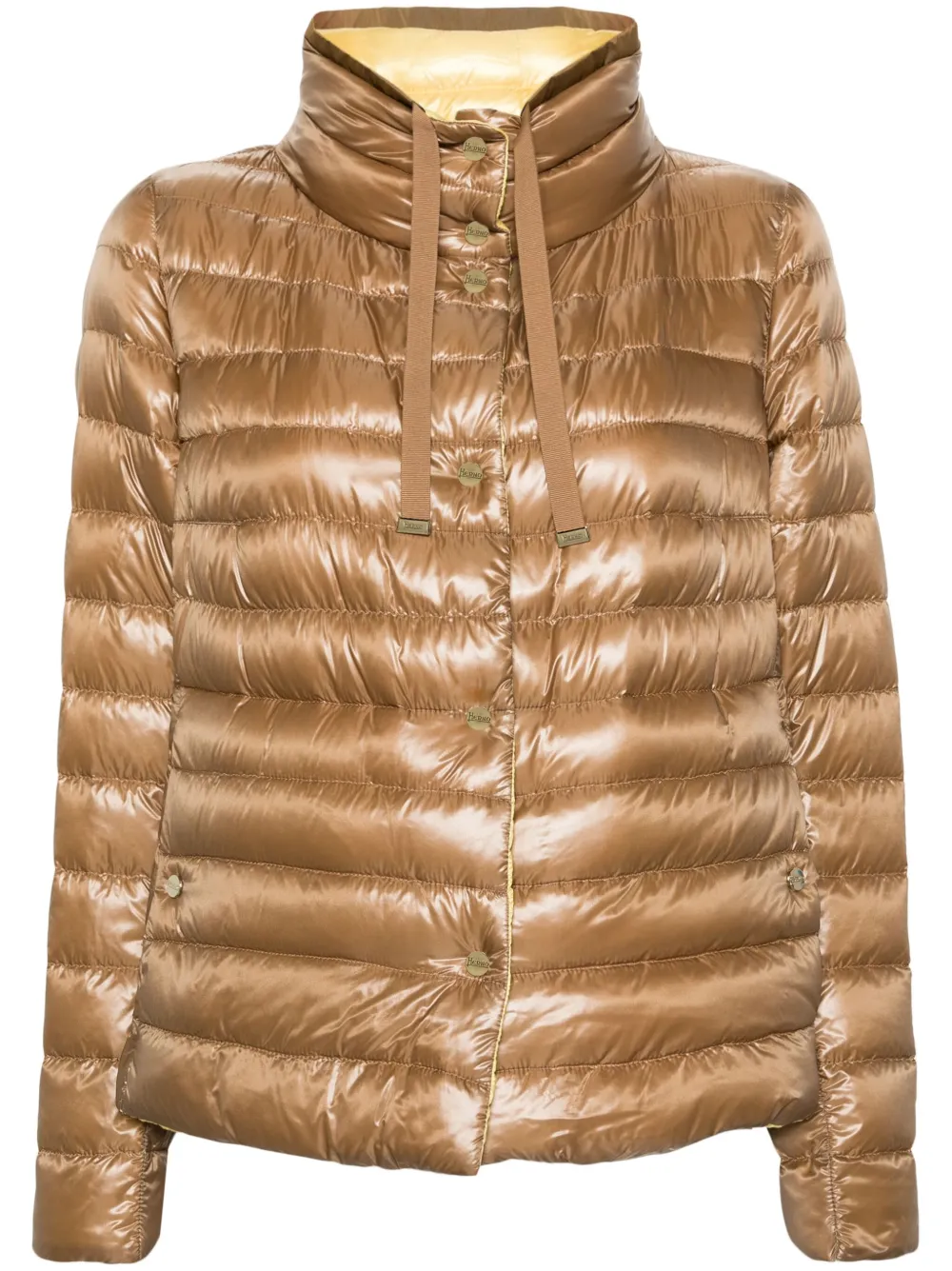 Двусторонний пуховик Herno, коричневый
Двусторонний пуховик Herno, коричневый