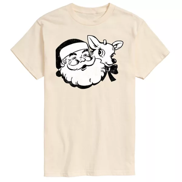 Мужская футболка с принтом "Санта и олень" Licensed Character, бежевый
Мужская футболка с принтом "Санта и олень" Licensed Character, бежевый