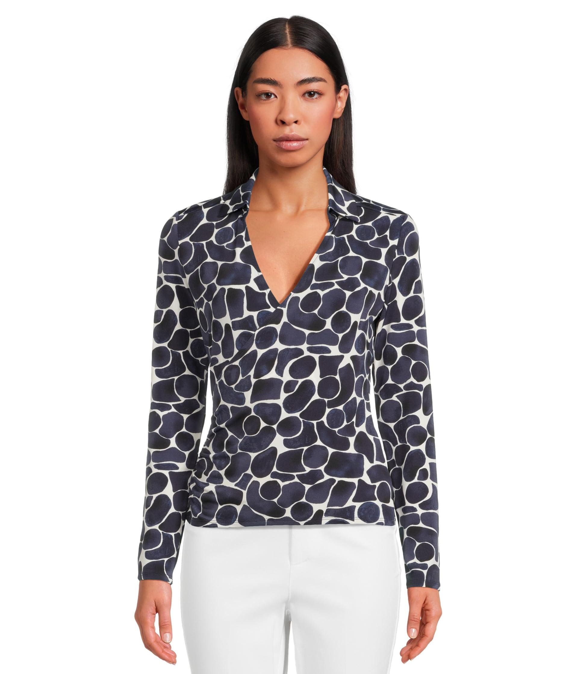 Топ NIC+ZOE Geo Pebble Wrap Top, Indigo Multi
Топ NIC+ZOE Geo Pebble Wrap Top, Indigo Multi