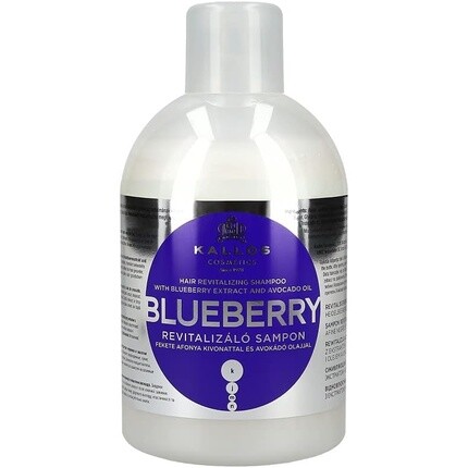 Шампунь восстанавливающий волосы с экстрактом черники и маслом авокадо 1000мл, Kallos
Шампунь восстанавливающий волосы с экстрактом черники и маслом авокадо 1000мл, Kallos