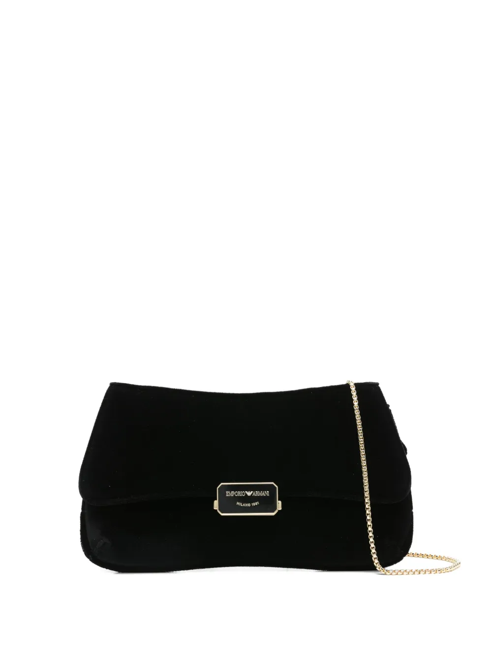 Сумка-клатч с бархатным клапаном EMPORIO ARMANI, черный
Сумка-клатч с бархатным клапаном EMPORIO ARMANI, черный