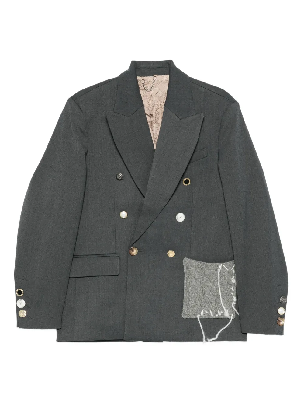 Двубортный пиджак Edinburgh Charles Jeffrey Loverboy, серый
Двубортный пиджак Edinburgh Charles Jeffrey Loverboy, серый