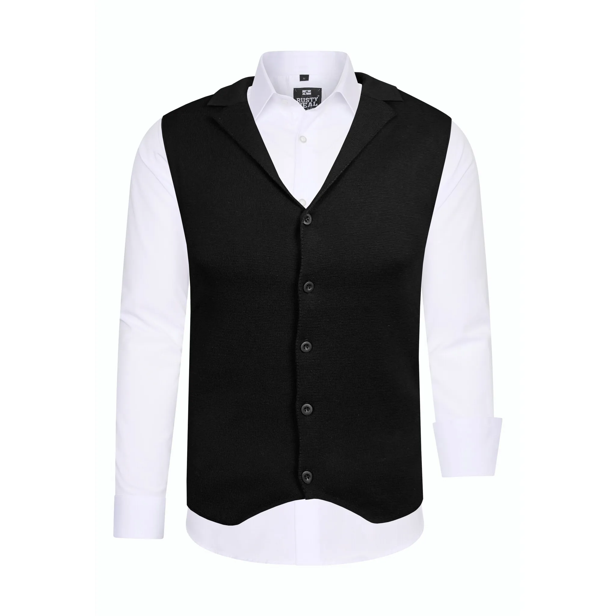 Рубашка с длинными рукавами Расти Нила, включая рубашку с длинными рукавами и жилет Rusty Neal, белый
Рубашка с длинными рукавами Расти Нила, включая рубашку с длинными рукавами и жилет Rusty Neal, белый