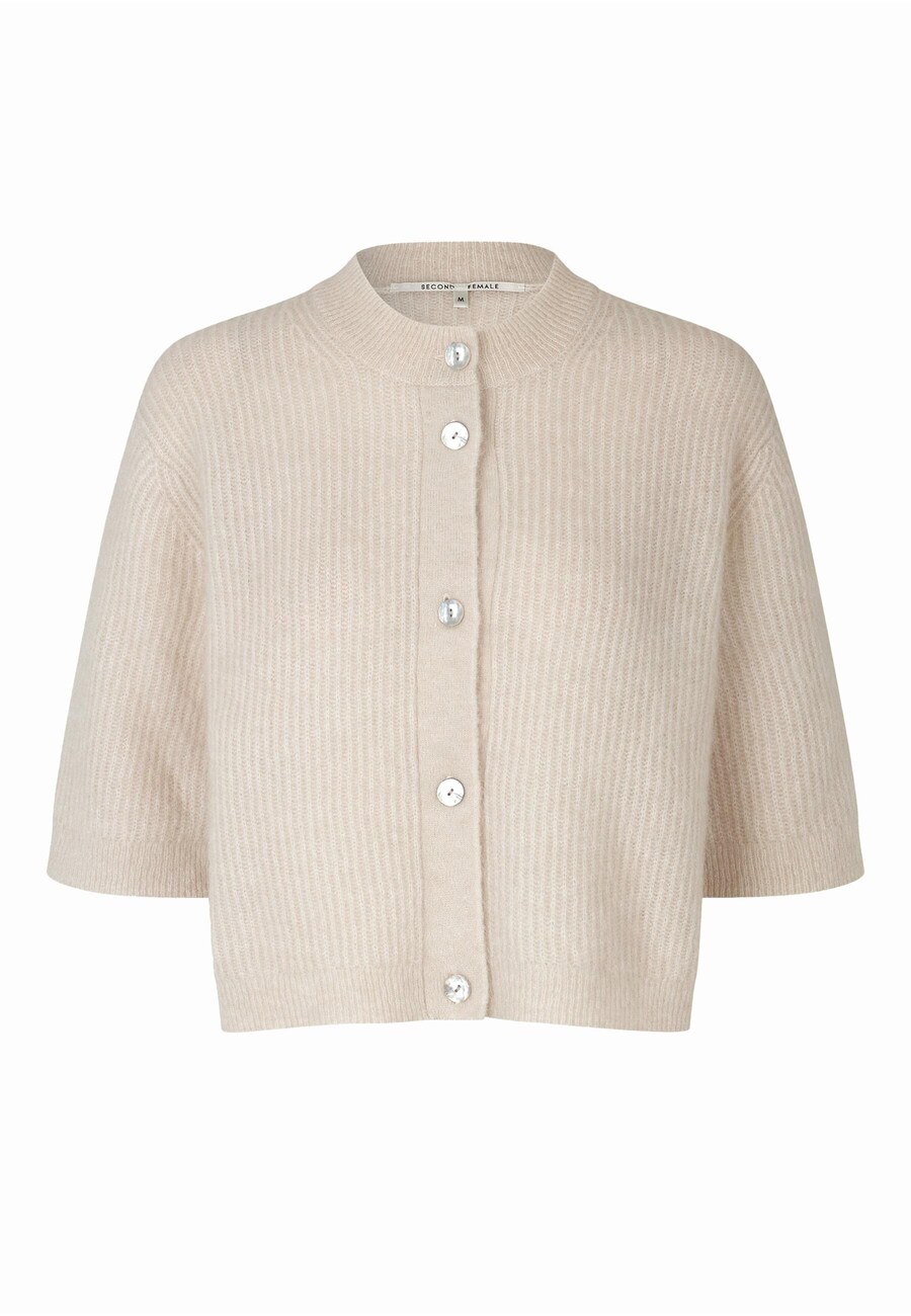 Вязаный кардиган SECOND FEMALE Andrea, Stone
Вязаный кардиган SECOND FEMALE Andrea, Stone