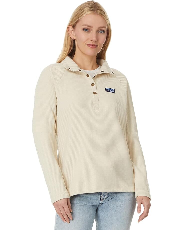 Свитер L.L.Bean Lakewashed Ottoman Knit Quarter Snap, цвет Oatmeal
Свитер L.L.Bean Lakewashed Ottoman Knit Quarter Snap, цвет Oatmeal