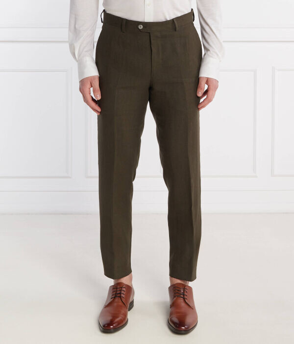 Брюки льняные Oscar Jacobson Denz, зеленый
Брюки льняные Oscar Jacobson Denz, зеленый