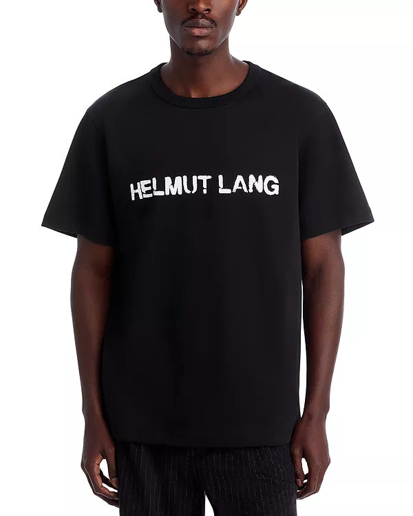 Футболка с трафаретным логотипом Helmut Lang, черный
Футболка с трафаретным логотипом Helmut Lang, черный