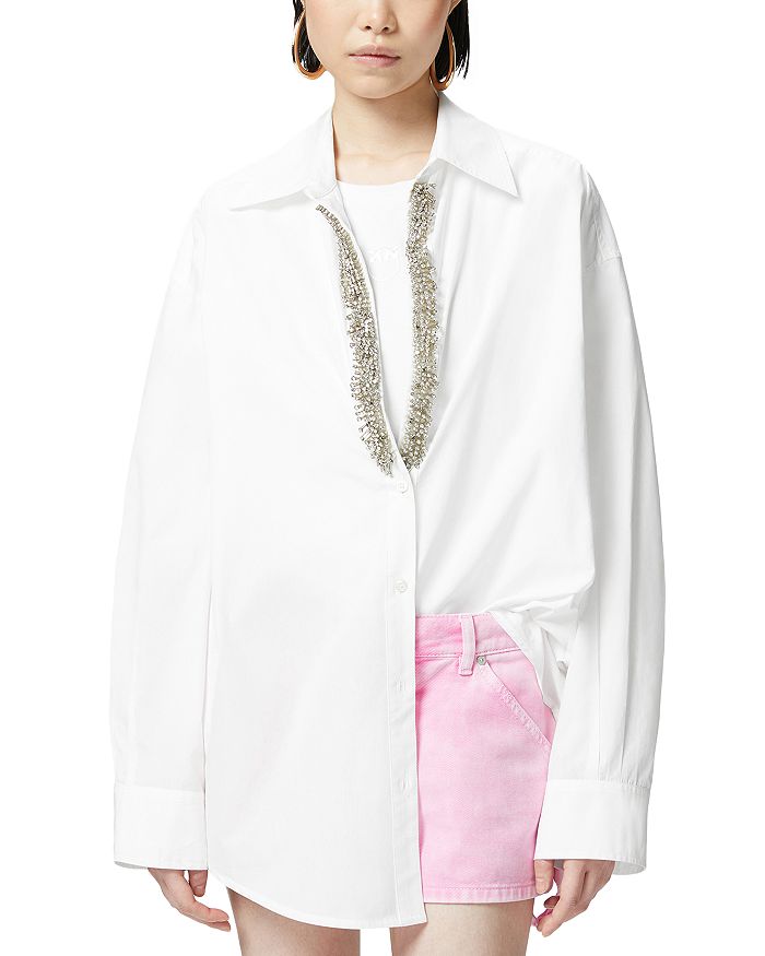 Расшитая блузка PINKO, белый
Расшитая блузка PINKO, белый