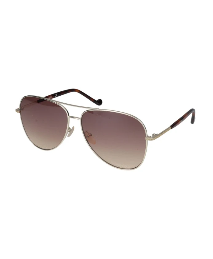 Золотистые блестящие солнцезащитные очки в стиле LJ147S Liu Jo, желтый
Золотистые блестящие солнцезащитные очки в стиле LJ147S Liu Jo, желтый