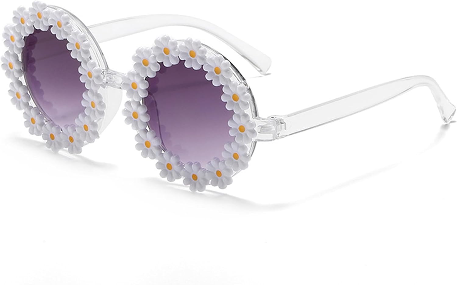 Круглые солнцезащитные очки для женщин в форме цветка, ретро-дизайн с ромашками, идеально подходят для пляжа, обеспечивают защиту от УФ-излучения UV 400 и имеют антибликовое покрытие Thryvox, White
Круглые солнцезащитные очки для женщин в форме цветка, ретро-дизайн с ромашками, идеально подходят для пляжа, обеспечивают защиту от УФ-излучения UV 400 и имеют антибликовое покрытие Thryvox, White