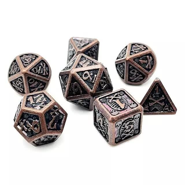 Набор кубиков для ролевых игр Anne Bonny из 7 металлических кубиков RGFK
Набор кубиков для ролевых игр Anne Bonny из 7 металлических кубиков RGFK