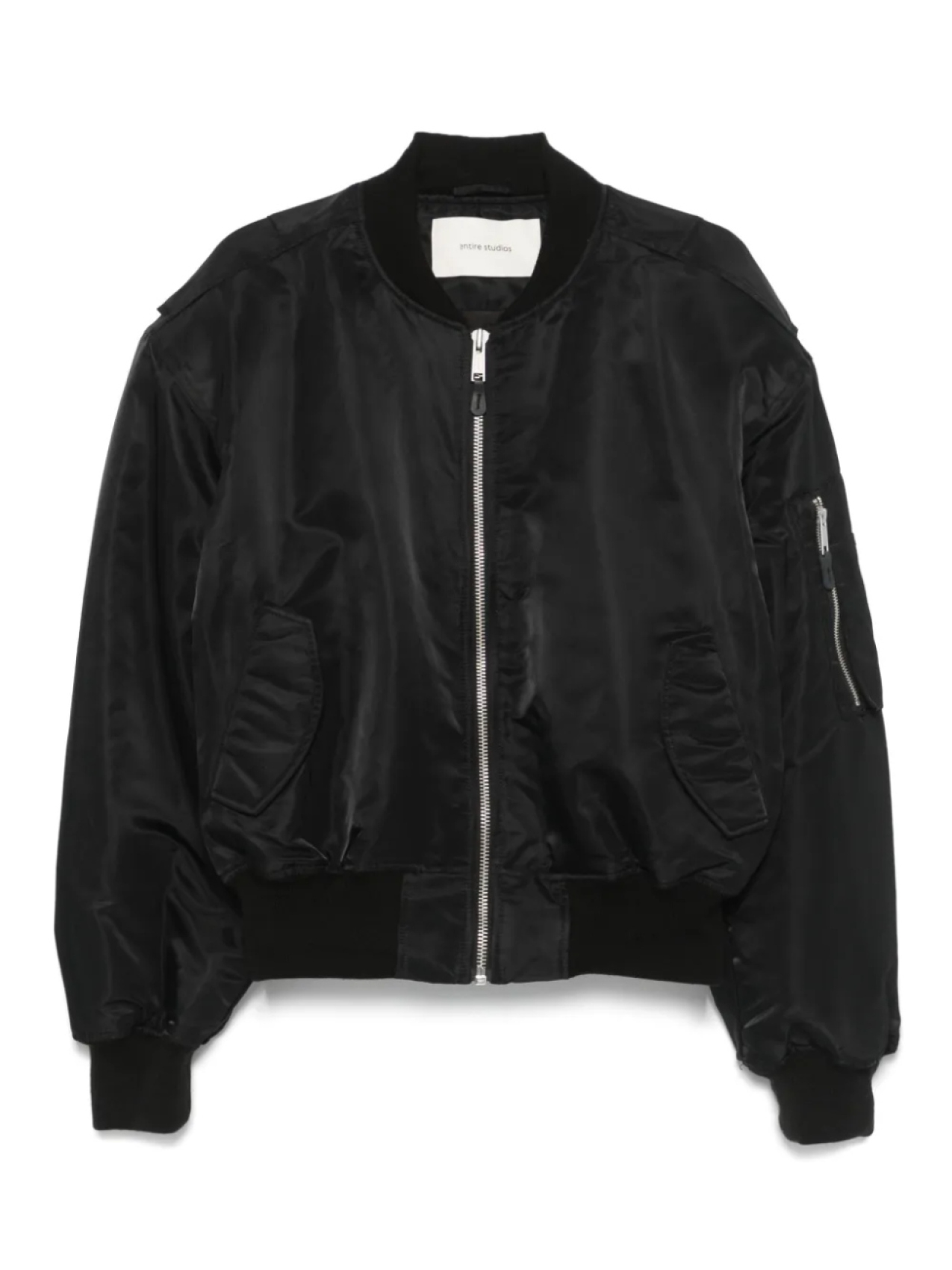 Укороченная куртка-бомбер ENTIRE STUDIOS, черный
Укороченная куртка-бомбер ENTIRE STUDIOS, черный