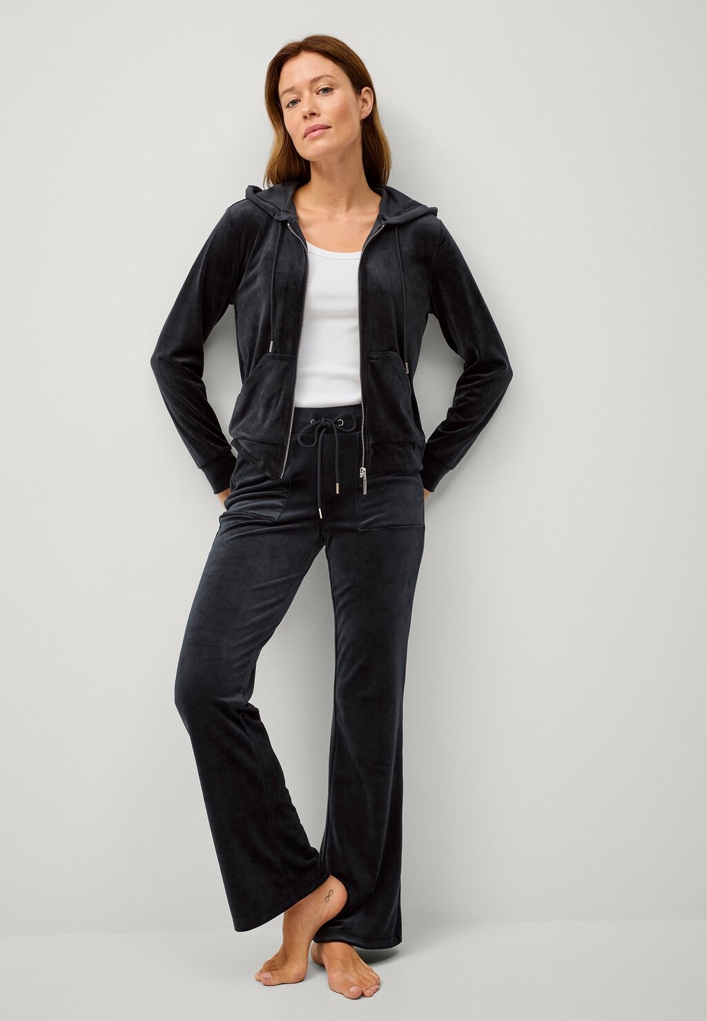 Толстовка на молнии Ellos Collection, черный
Толстовка на молнии Ellos Collection, черный