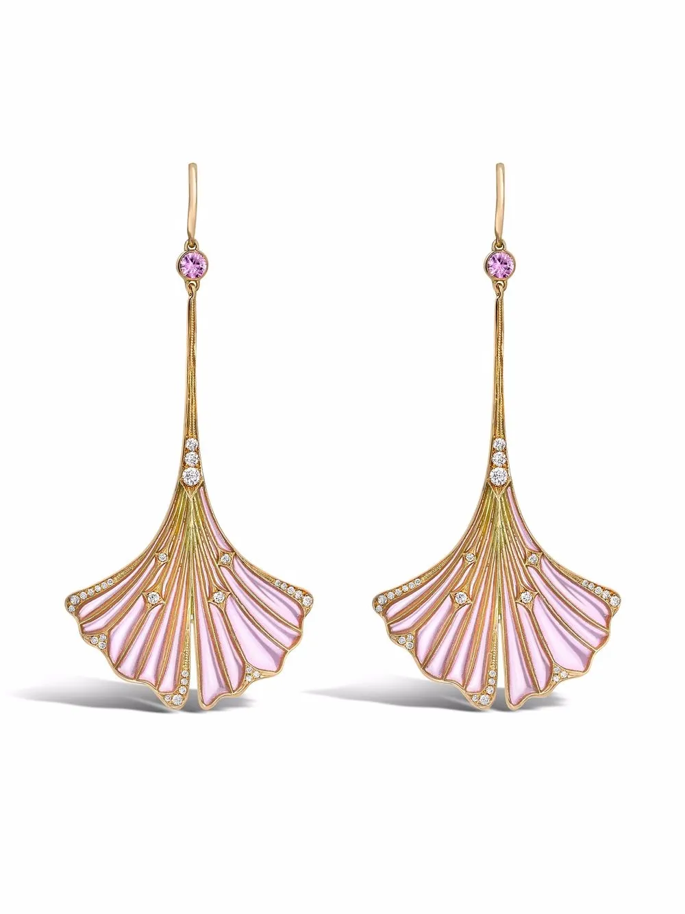 Серьги Wildflower Ginkgo из желтого золота с цаворитом и бриллиантами Pragnell, золотой
Серьги Wildflower Ginkgo из желтого золота с цаворитом и бриллиантами Pragnell, золотой